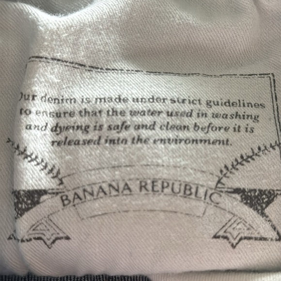 Banana Republic Boot cut dark Rinse Mid rise 9” jeans Sz 30 - Picture 8 of 14